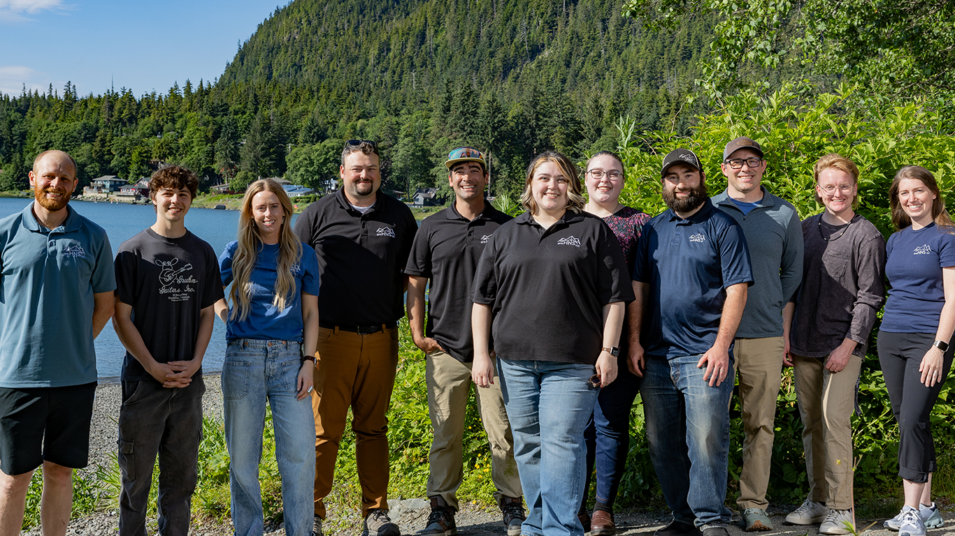 proHNS_Juneau_Group Photo_2026 The proHNS team gathers together outside at Lena Beach in Juneau, Alaska.